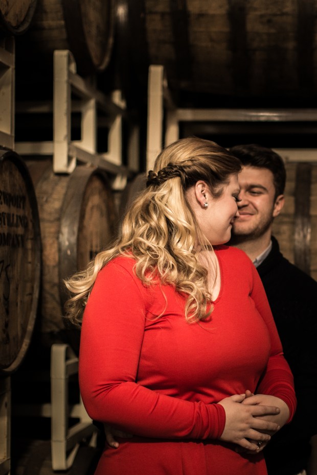 Newport Storm Engagement Shoot on The Newport Bride