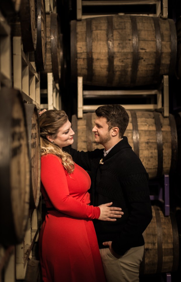 Newport Storm Engagement Shoot on The Newport Bride