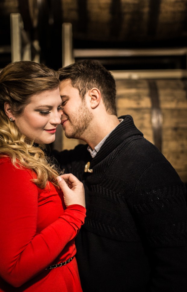 Newport Storm Engagement Shoot on The Newport Bride