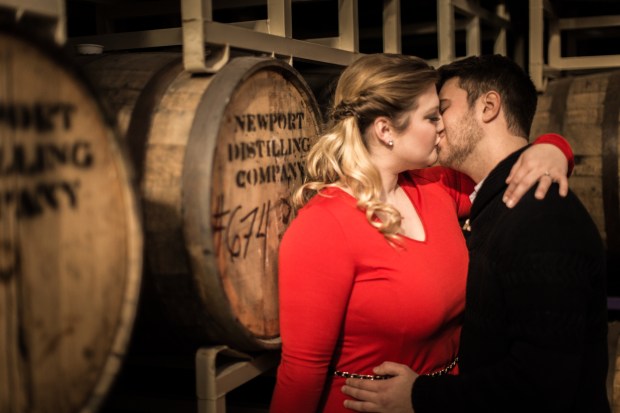 Newport Storm Engagement Shoot on The Newport Bride