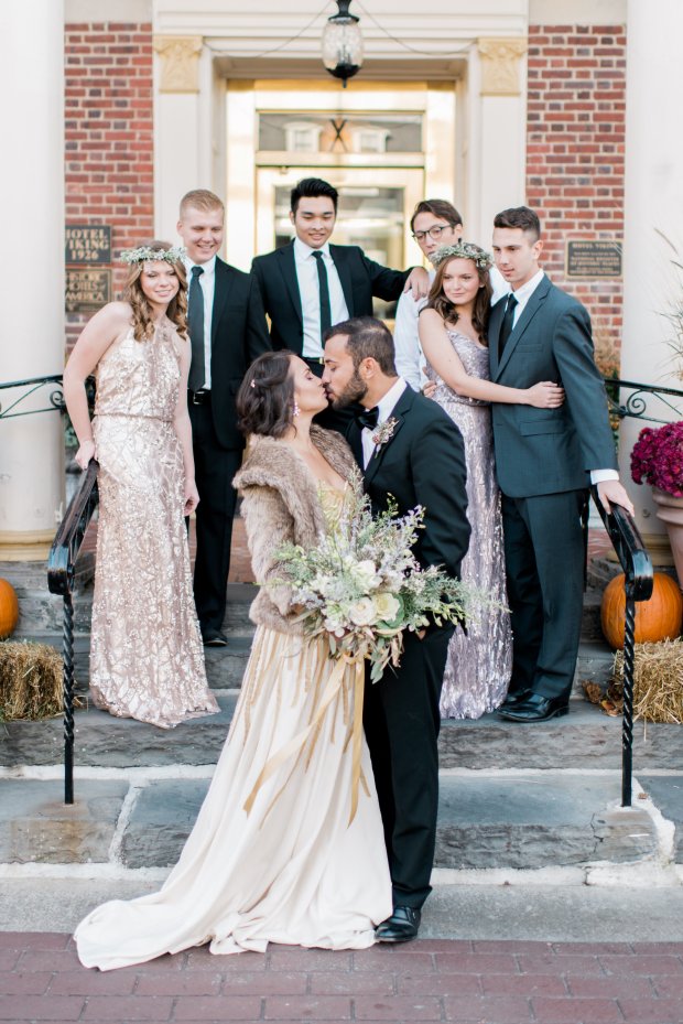 Silver and Gold Christmas By The Sea at Hotel Viking | The Newport Bride