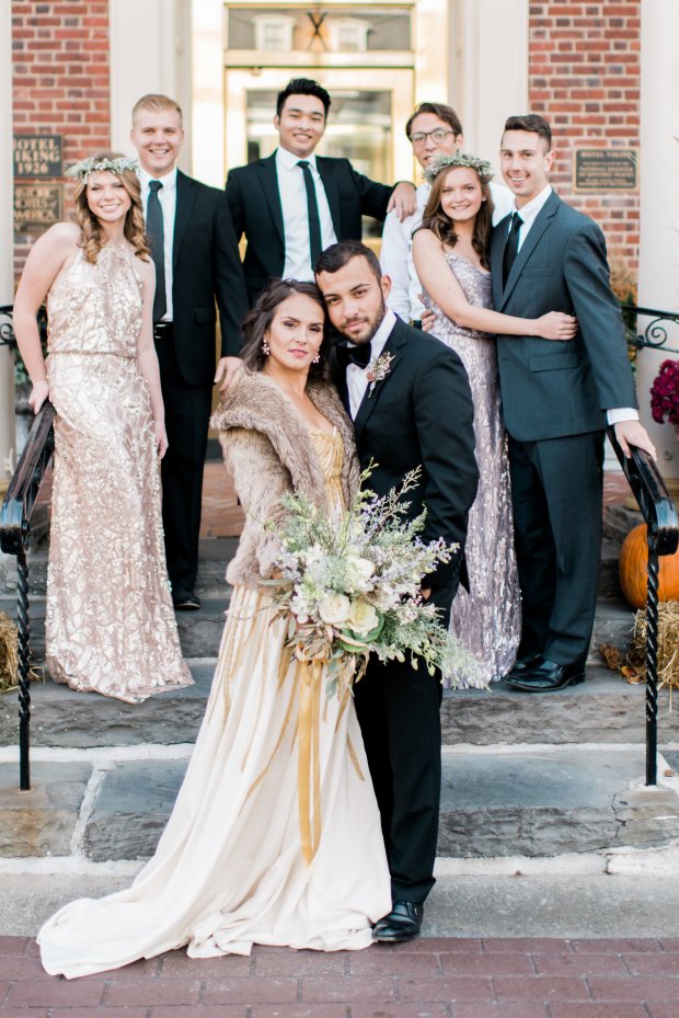 Silver and Gold Christmas By The Sea at Hotel Viking | The Newport Bride