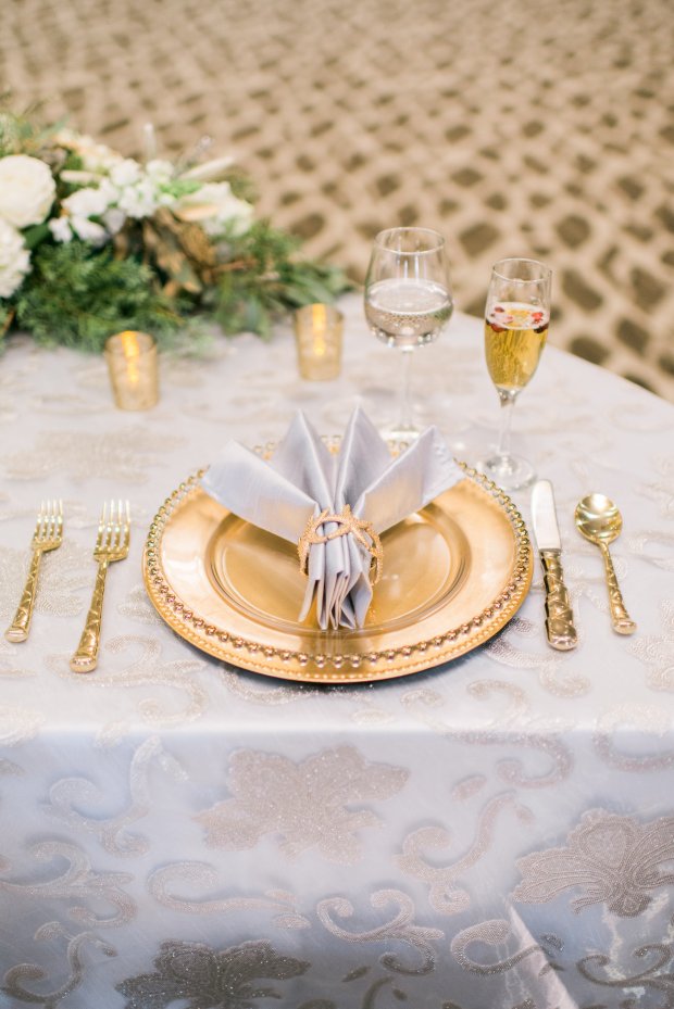 Silver and Gold Christmas By The Sea at Hotel Viking | The Newport Bride