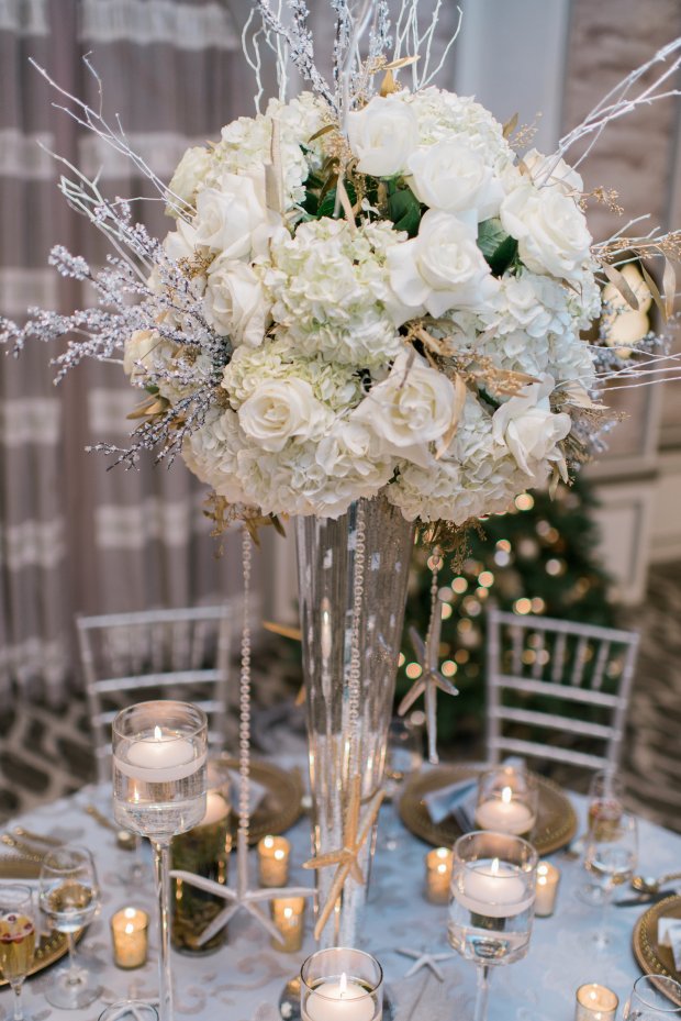 Silver and Gold Christmas By The Sea at Hotel Viking | The Newport Bride