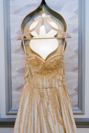 Lindee Daniel Bridal Gown from a Silver and Gold Christmas By The Sea at Hotel Viking | The Newport Bride