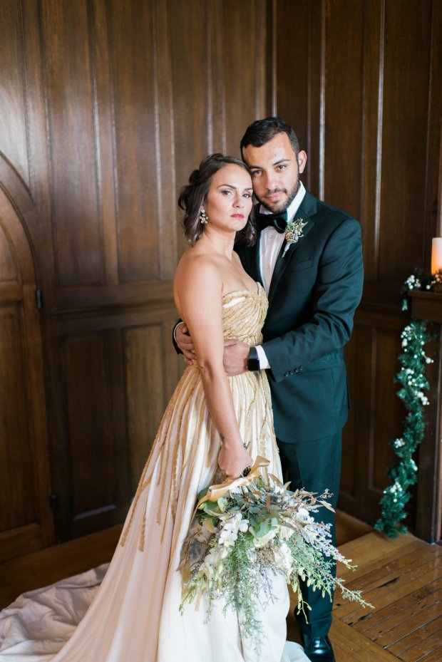 Silver and Gold Christmas By The Sea at Hotel Viking | The Newport Bride
