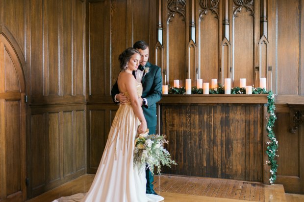 Silver and Gold Christmas By The Sea at Hotel Viking | The Newport Bride