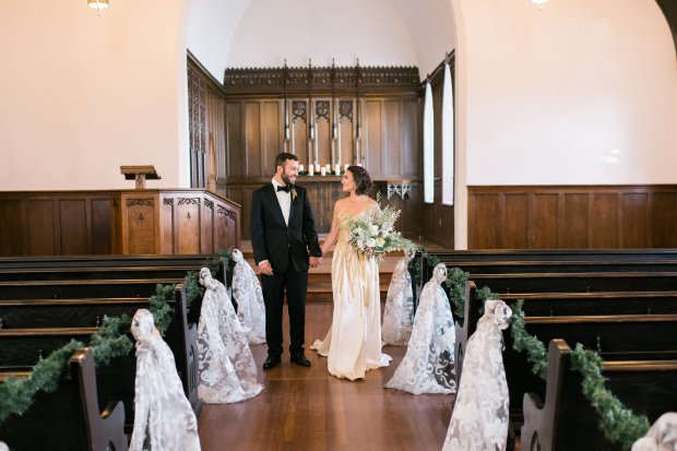 Silver and Gold Christmas By The Sea at Hotel Viking | The Newport Bride