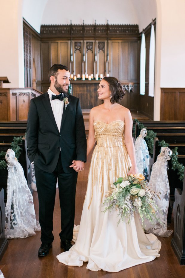 Silver and Gold Christmas By The Sea at Hotel Viking | The Newport Bride