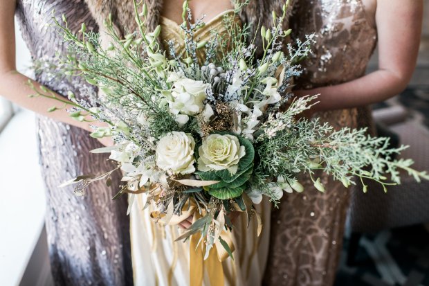 Silver and Gold Christmas By The Sea at Hotel Viking | The Newport Bride