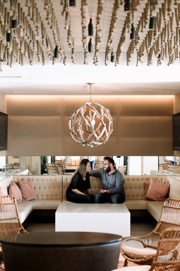 Julianna and Tyler's Newport Marriott Anniversary Photos on The Newport Bride