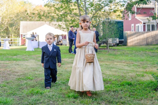 Kristina and Mike's Romantic Woodsy Wedding on The Newport Bride