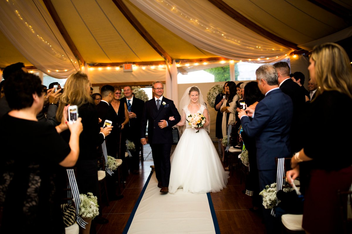 Julianne and Mike's Castle Hill Inn Wedding on The Newport Bride