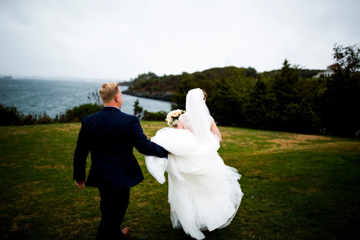 Julianne and Mike's Castle Hill Inn Wedding on The Newport Bride