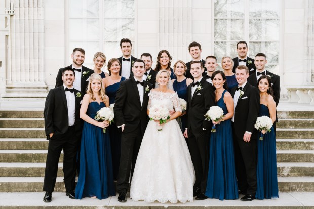 Kristin and Greg's elegant Hotel Viking Wedding