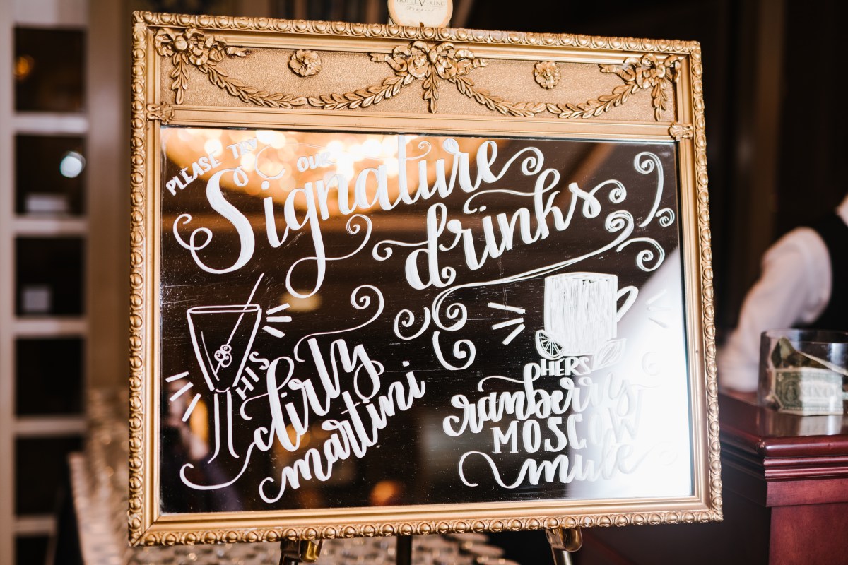 Kristin and Greg's elegant Hotel Viking Wedding