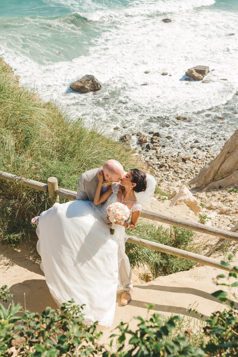 Turquoise and Peach Indian Wedding at The Spring House