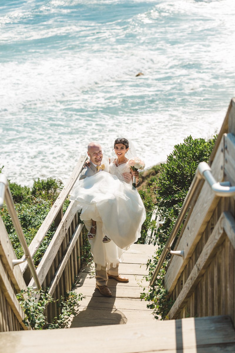 Turquoise and Peach Indian Wedding at The Spring House
