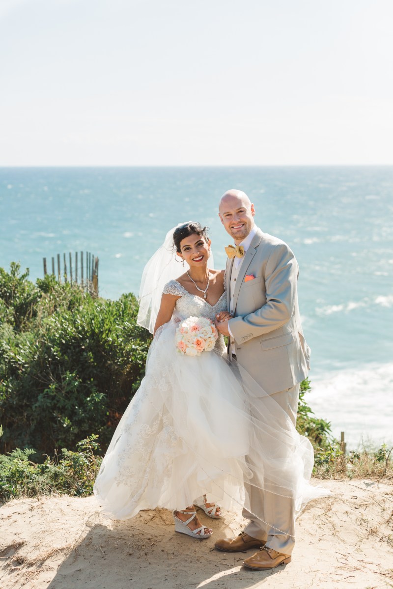 Turquoise and Peach Indian Wedding at The Spring House