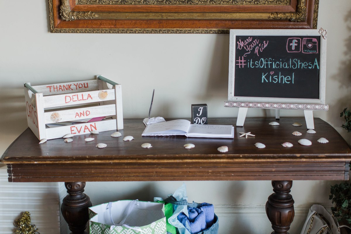 Turquoise and Peach Indian Wedding at Spring House