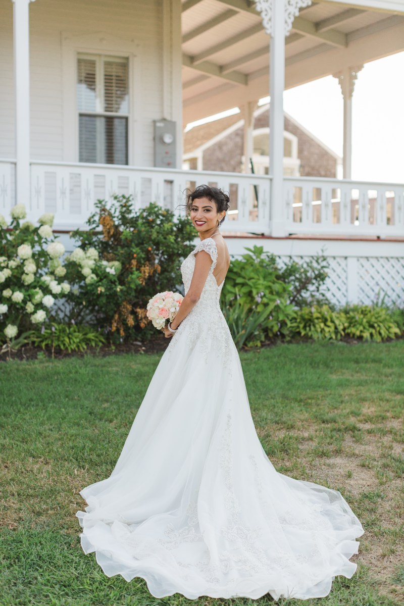 Turquoise and Peach Indian Wedding at the Spring House