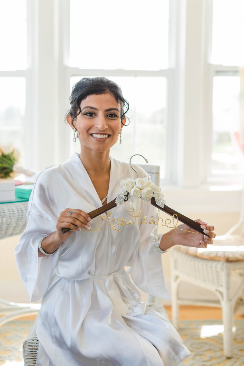 Turquoise and Peach Indian Wedding at the Spring House