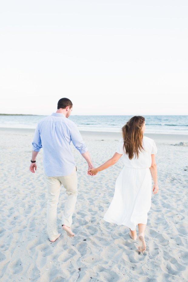 Summer Sea Side Engagement Session on The Newport Bride
