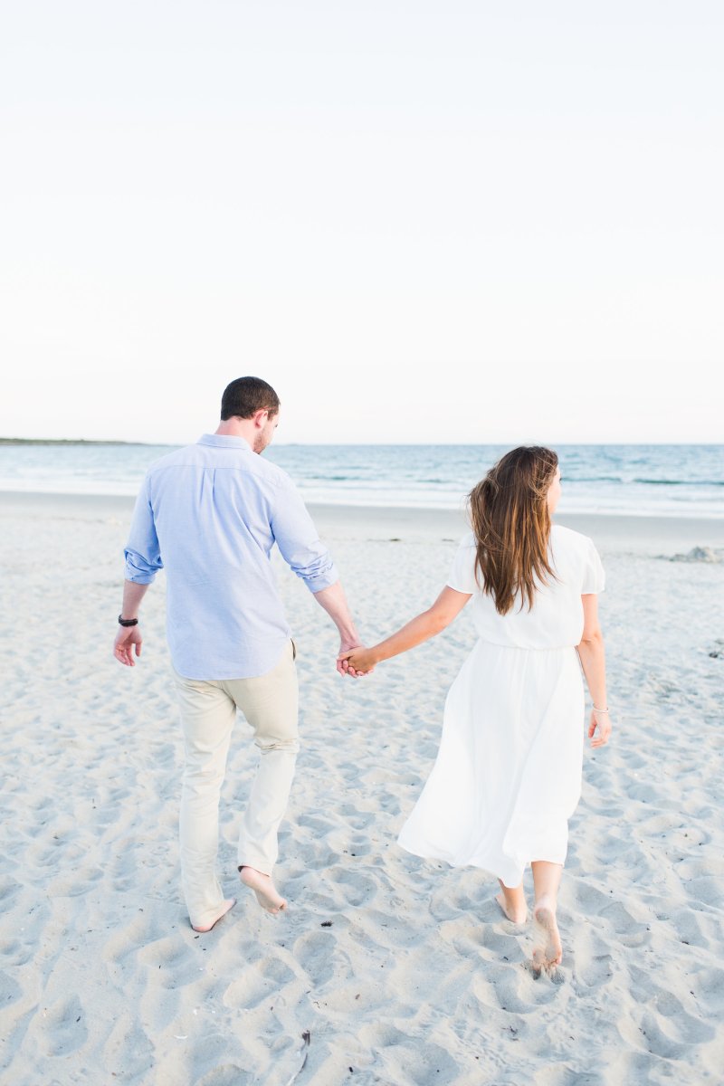 Summer Sea Side Engagement Session on The Newport Bride