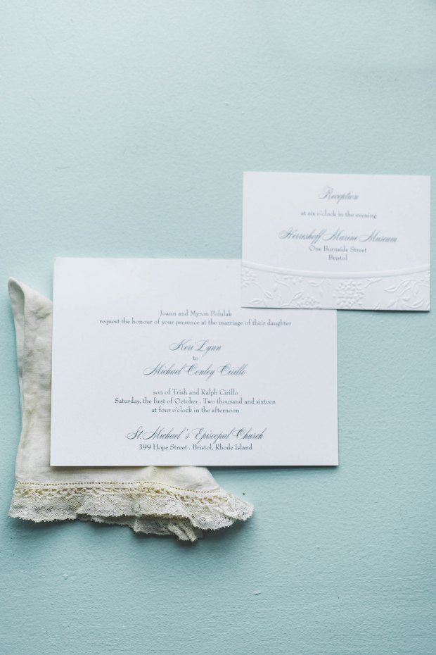 Mike and Keri's Nautical Fall Wedding at the Herreshoff Museum