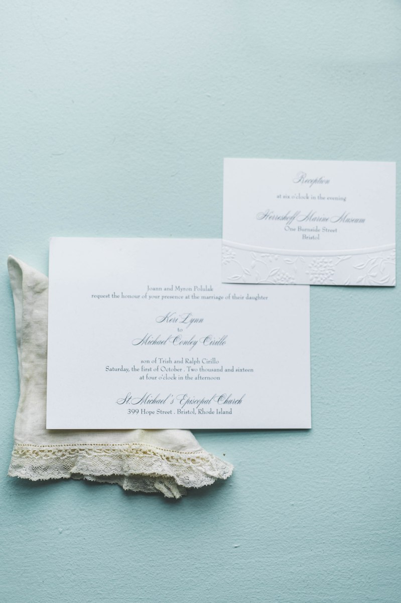 Mike and Keri's Nautical Fall Wedding at the Herreshoff Museum