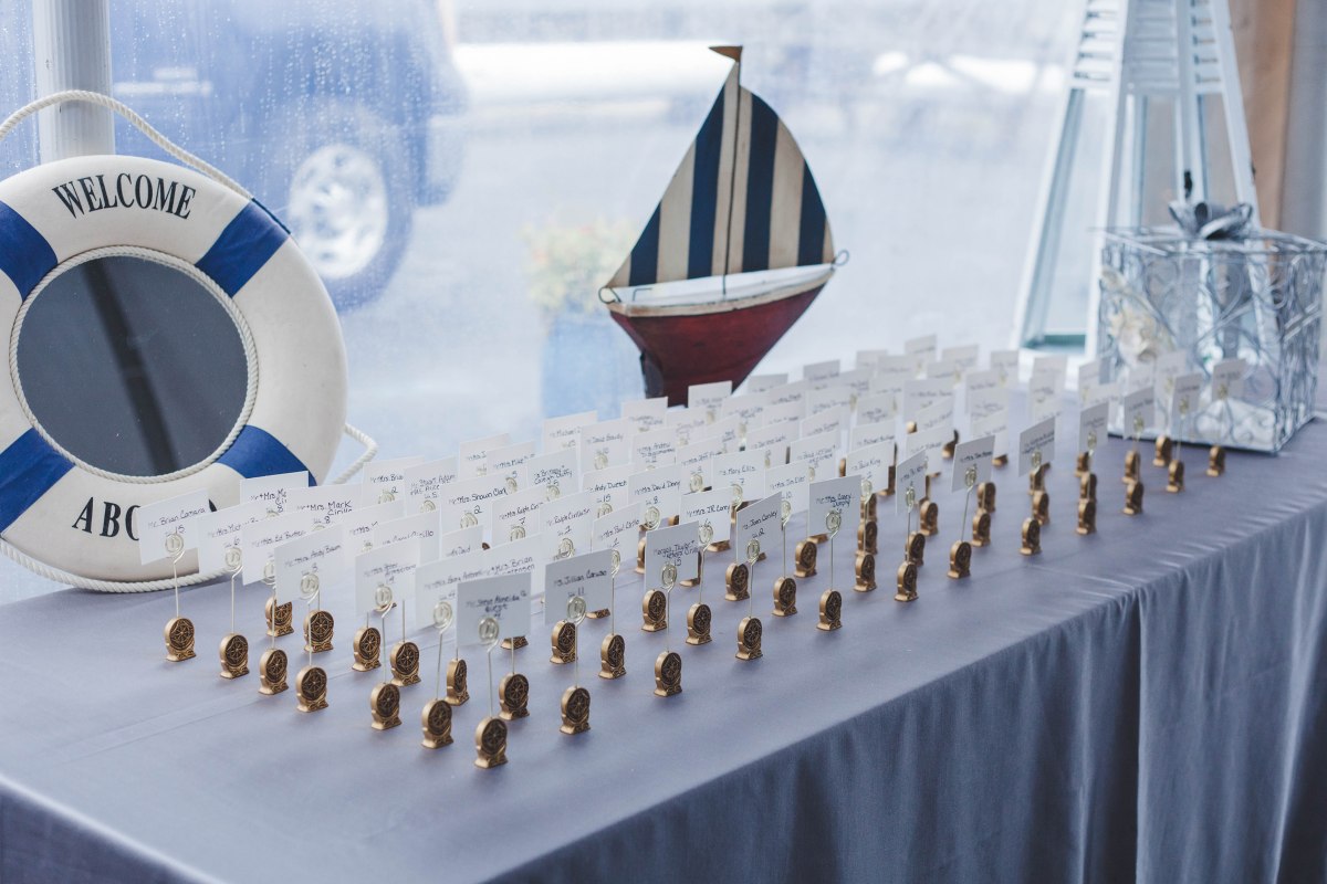 Mike and Keri's Nautical Fall Wedding at the Herreshoff Museum