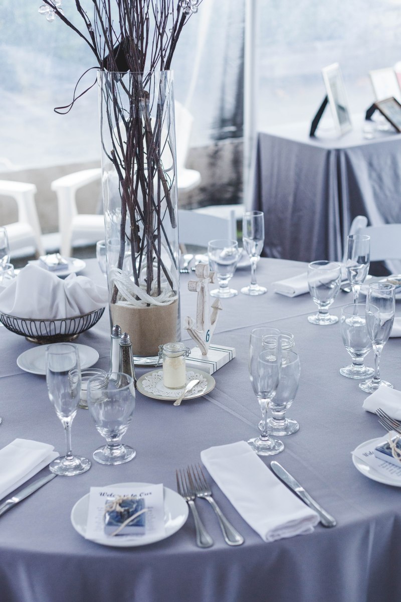 Mike and Keri's Nautical Fall Wedding at the Herreshoff Museum