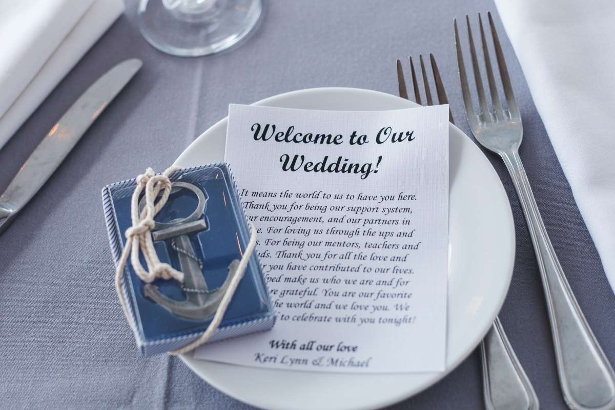 Mike and Keri's Nautical Fall Wedding at the Herreshoff Museum