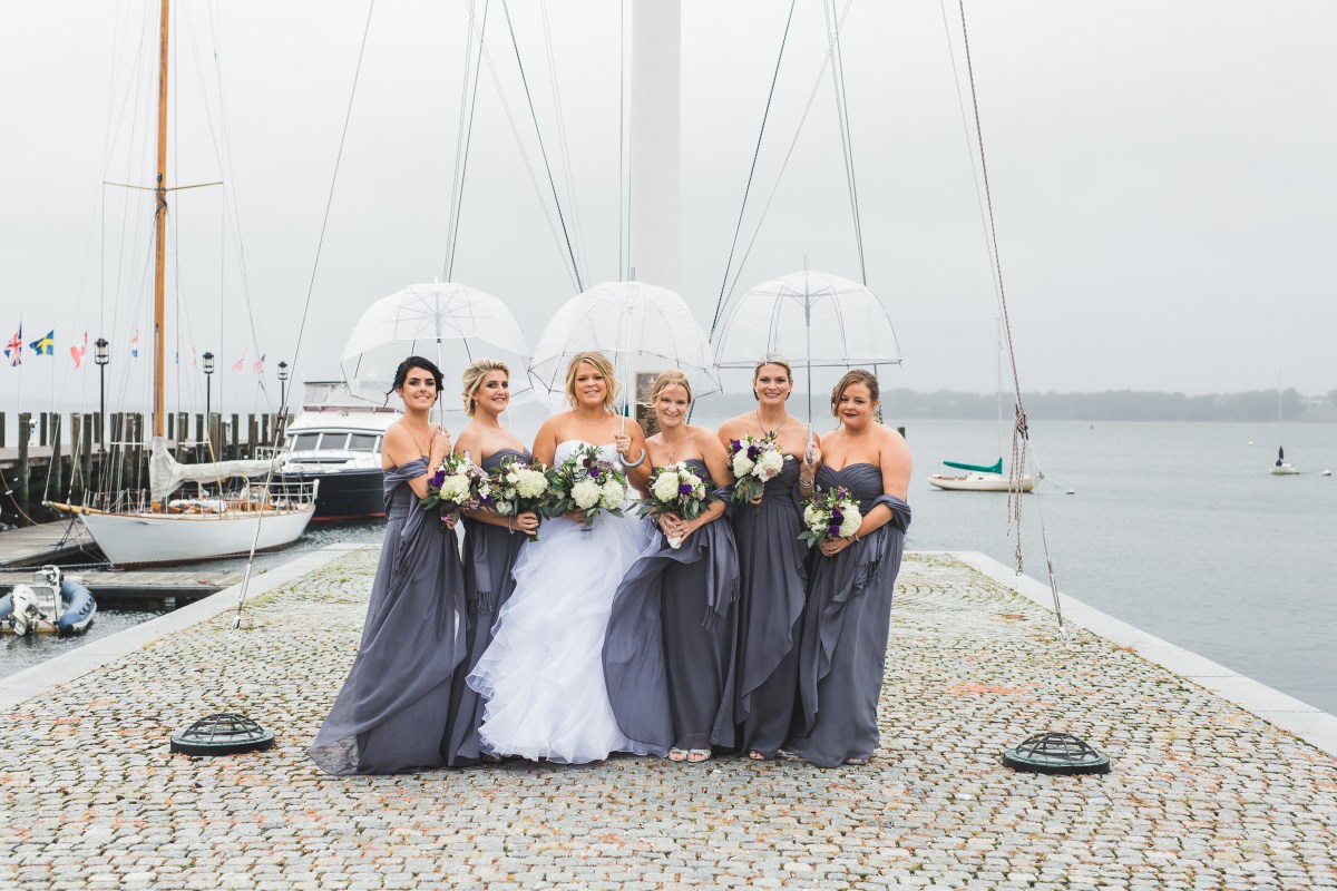 Mike and Keri's Nautical Fall Wedding at the Herreshoff Museum