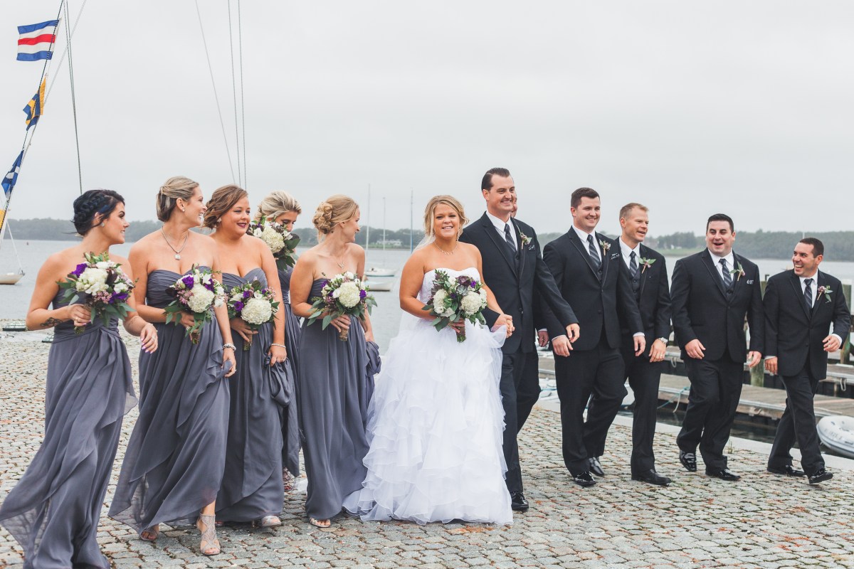 Mike and Keri's Nautical Fall Wedding at the Herreshoff Museum