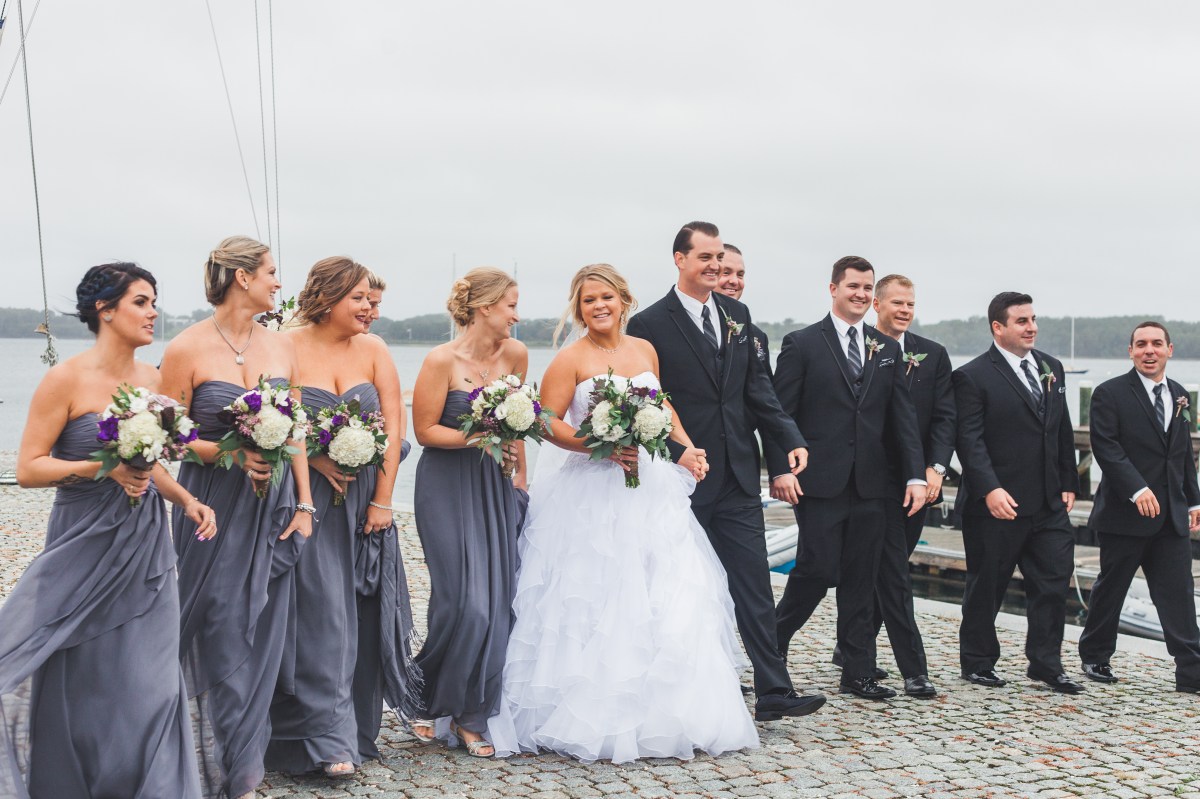 Mike and Keri's Nautical Fall Wedding at the Herreshoff Museum