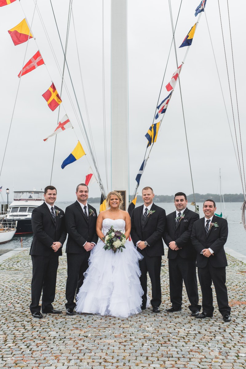Mike and Keri's Nautical Fall Wedding at the Herreshoff Museum