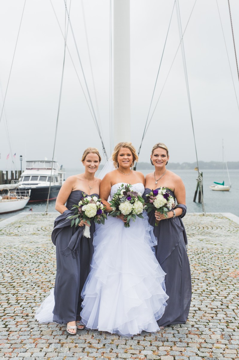 Mike and Keri's Nautical Fall Wedding at the Herreshoff Museum