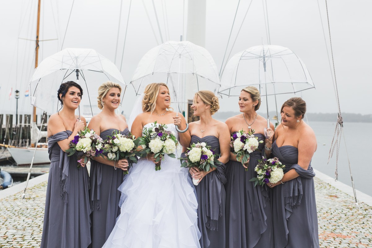 Mike and Keri's Nautical Fall Wedding at the Herreshoff Museum