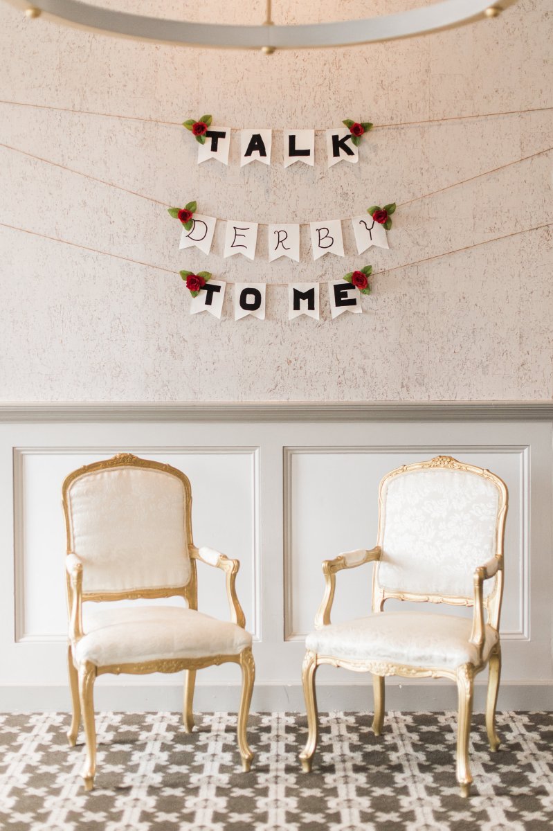 Kentucky Derby Big Hat Themed Bridal Shower Shoot on The Newport Bride