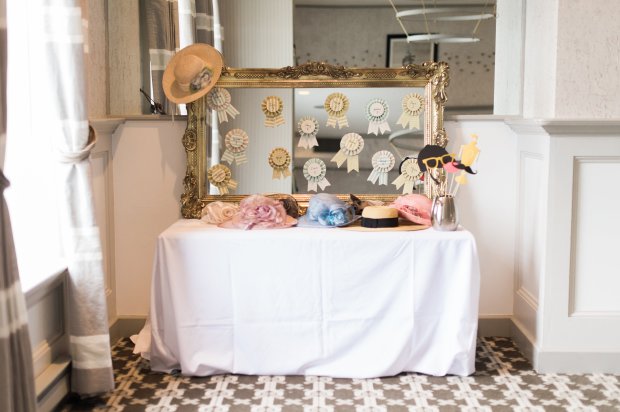 Kentucky Derby Big Hat Themed Bridal Shower Shoot on The Newport Bride