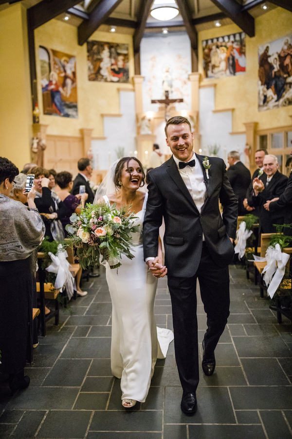Modern Wedding in an Airplane Hanger on The Newport Bride