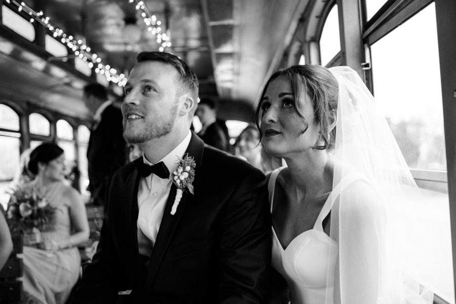 Modern Wedding in an Airplane Hanger on The Newport Bride