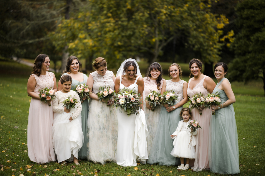 Modern Wedding in an Airplane Hanger on The Newport Bride