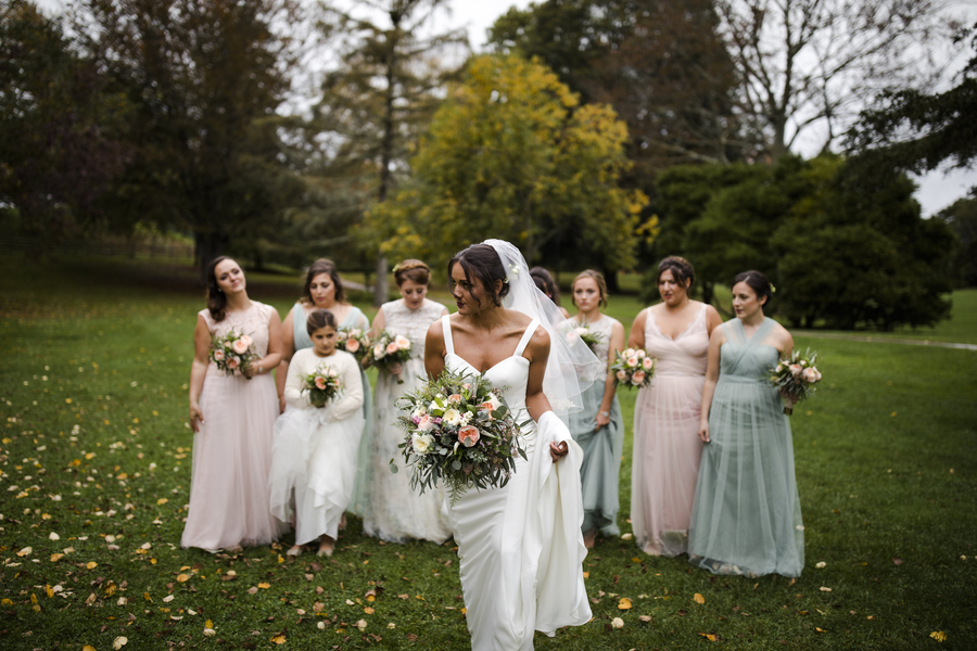 Modern Wedding in an Airplane Hanger on The Newport Bride