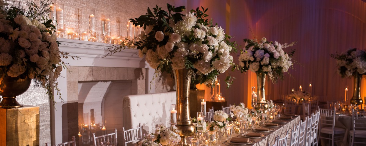 Elegant Metallic Winter Belle Mer Wedding at The Newport Bride