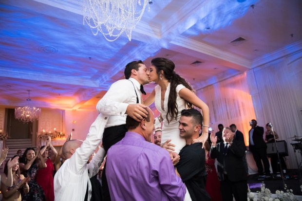 Elegant Metallic Winter Belle Mer Wedding at The Newport Bride