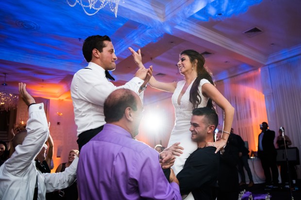 Elegant Metallic Winter Belle Mer Wedding at The Newport Bride