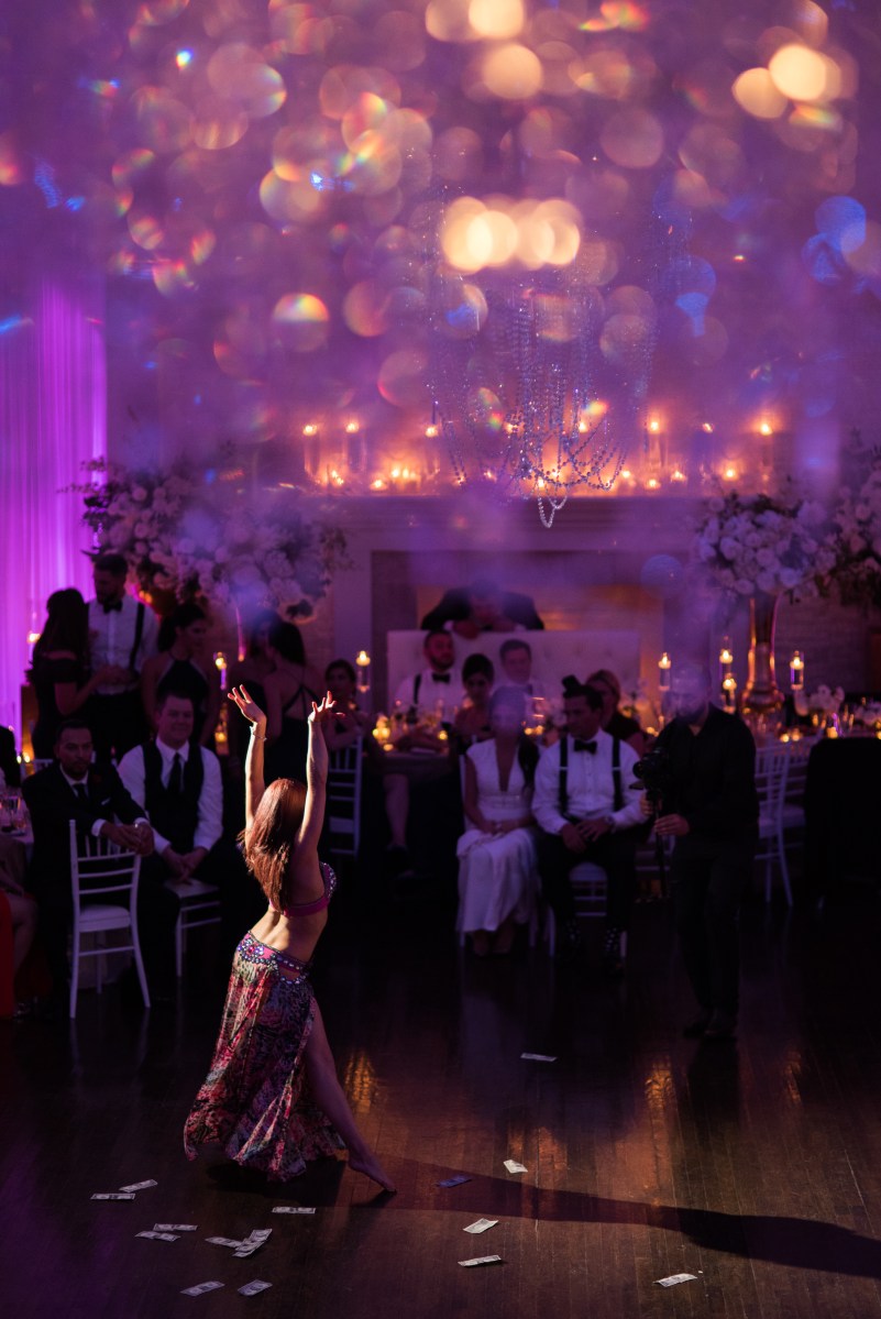 Elegant Metallic Winter Belle Mer Wedding at The Newport Bride