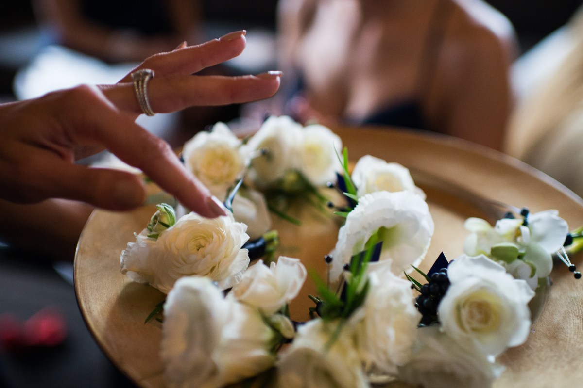 Elegant Metallic Belle Mer Wedding on The Newport Bride